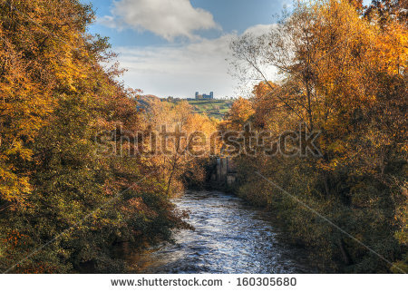 View from Matlock to Riber Castle