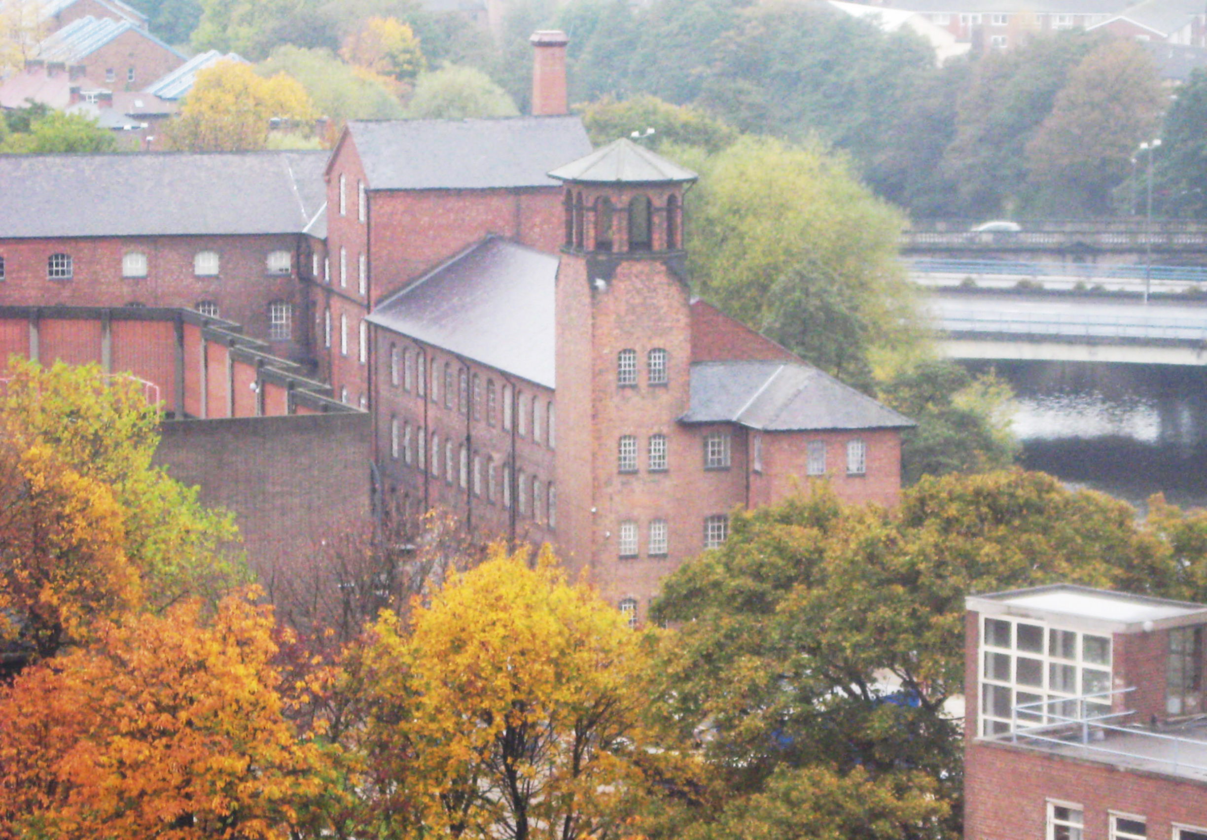 View over Derby and Silk Mill