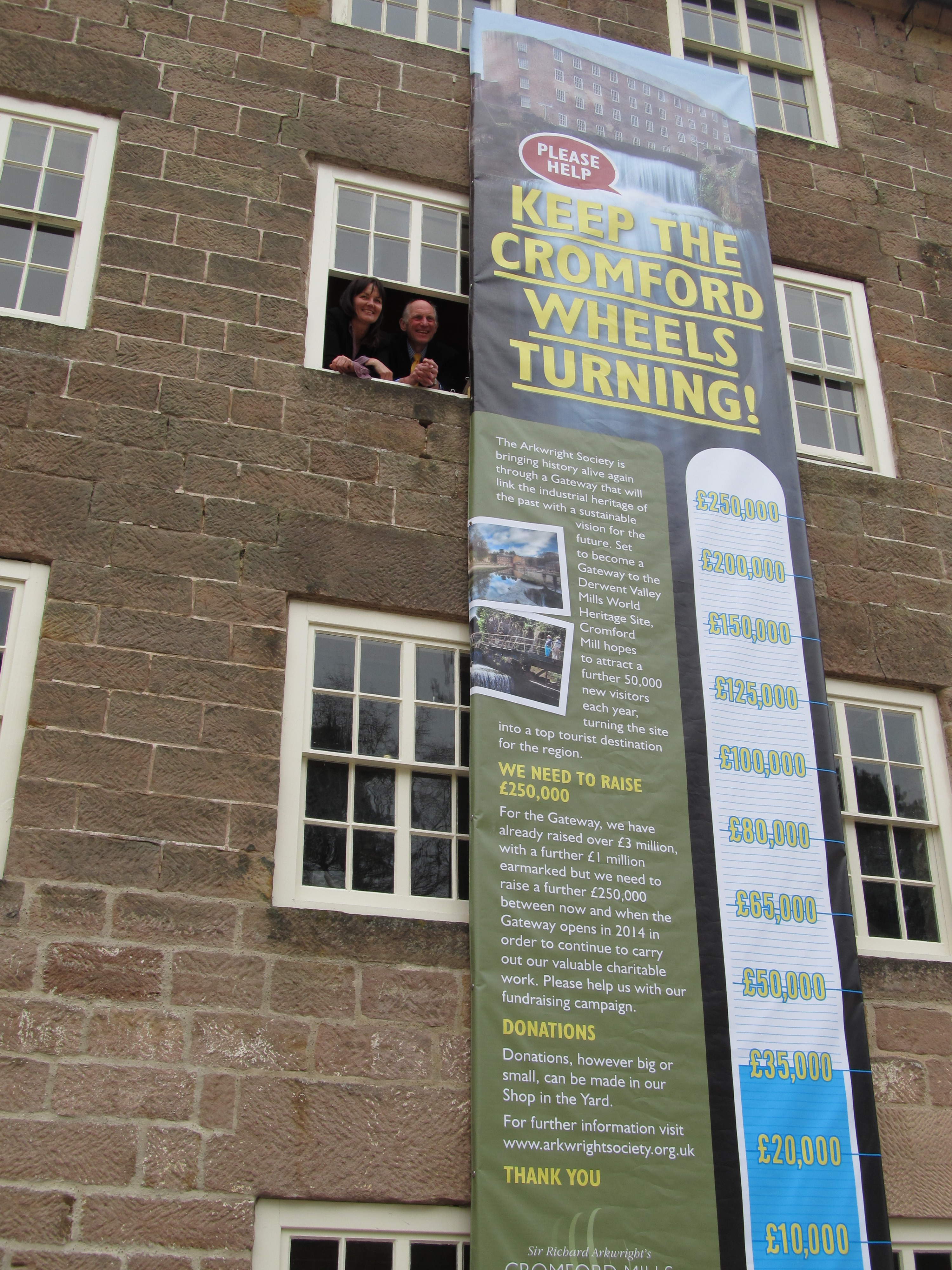 Funding campaign launch for new Visitor Centre at Cromford Mills