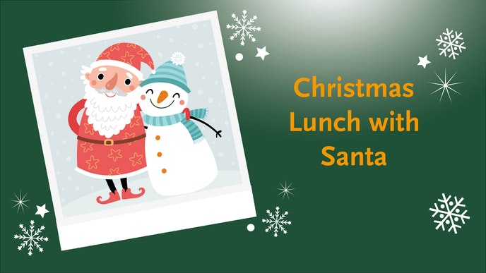 Christmas lunch with santa