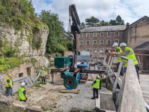 Work underway at Cromford Mills for hydro power