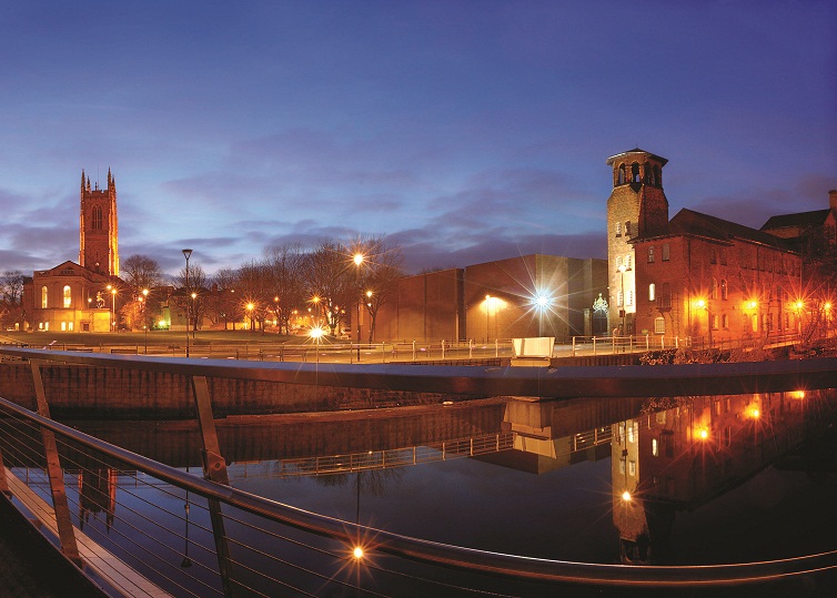The Silk Mill and Derby Cathedral