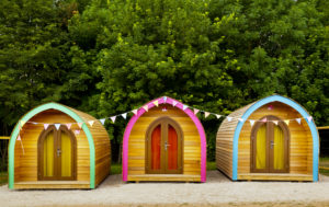 Glamping pods