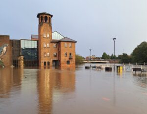 Flood at Silk Mill