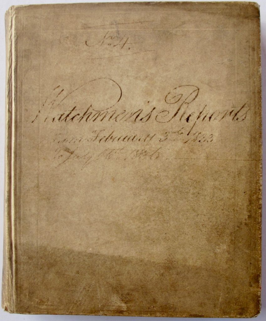 1833-6 Nightwatchman's journal - cover
