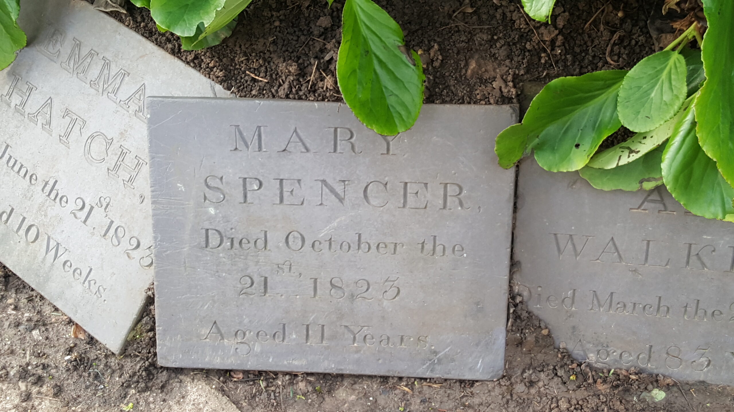 Grave Markers at St Matthew's Church